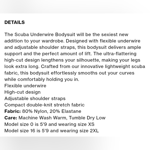 Good American Black Scuba Flexi Wire Bodysuit - Picture 7 of 12